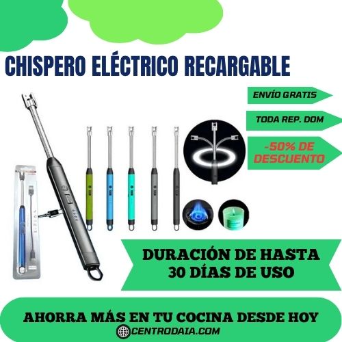 🧑🍳¡Lo mejor para tu cocina! Nuestro Chispero Eléctrico Recargable