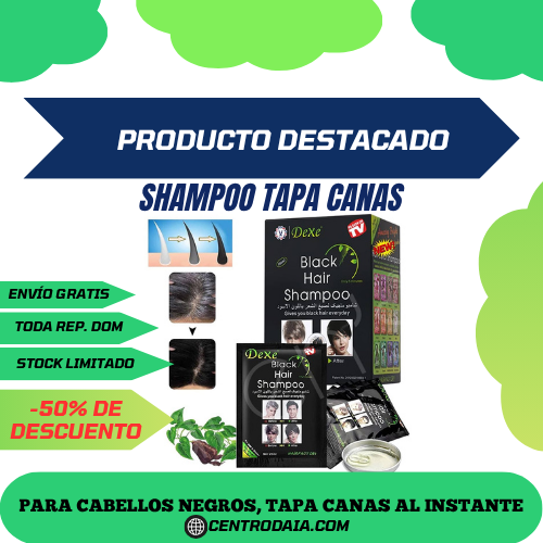 🧴Champú Tapa Canas Instantáneo - ¡Adiós Canas en 5 Minutos! Producto enviado desde fábrica