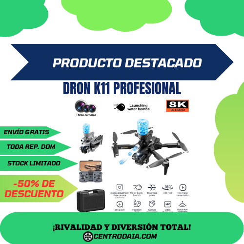 🎮Rivalidad, Diversión y más con nuestro ✈️DRON K11 PRO. Producto enviando desde fábrica
