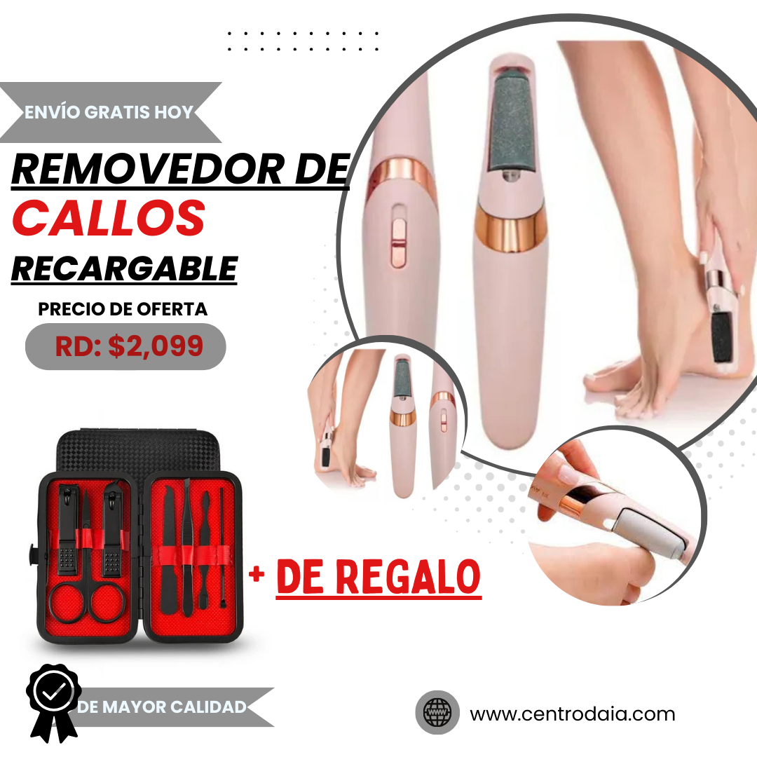 🎁✨COMBO✨🎁 REMOVEDOR DE CALLOS + SET DE MANICURA OFERTA. Producto de alta calidad.