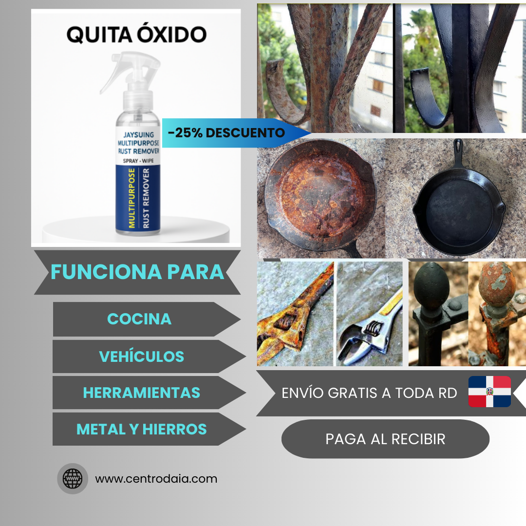 🚨2X1 ¡HOY!🚨 QUITA TODO TIPO DE OXIDO 120ML