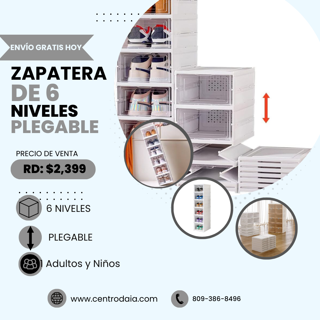 Organiza Tu espacio desde ¡HOY! ORGANIZADOR DE 6 NIVELES