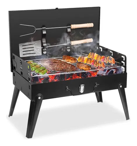 ¡Lleva tus comidas a cualquier parte! con nuestro BBQ portátil