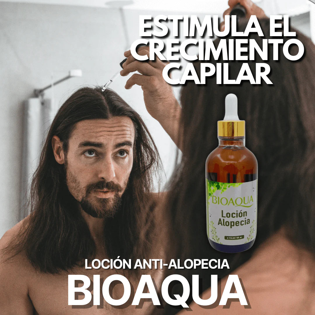 TONICO CAPILAR BIOAQUA - CRECIMIENTO DEL CABELLO - HOMBRE Y MUJER